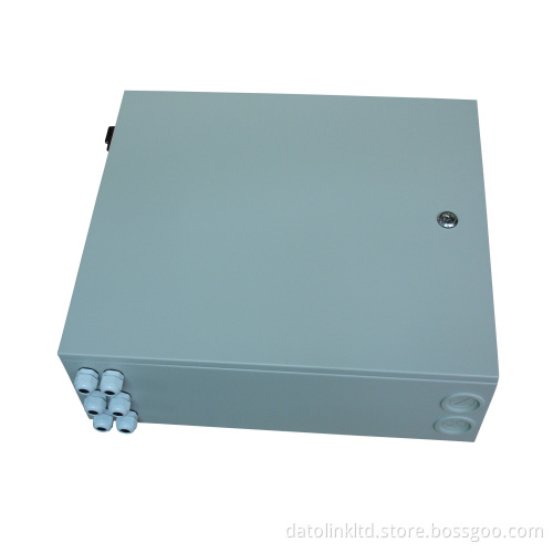 Fiber Optic Outdoor Wall Type Patch Panel 72 Cores